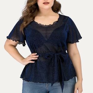 New! Glittery top💙